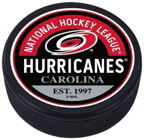 Mustang Carolina Hurricanes 3D Textured Block Souvenir Hockey Puck Mustang Carolina Hurricanes 3D Textured Block Souvenir Hockey Puck