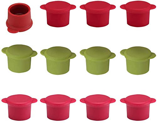24 Pieces Silicone Wine StopperWine Bottle Caps Beer Cover Assorted Reusable Stoppers for Wine Beer 3 Colors