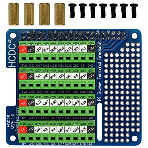 RPi Screw Terminal Block Breakout HAT Module for Raspberry Pi A 3A B 2B 3B 3B
