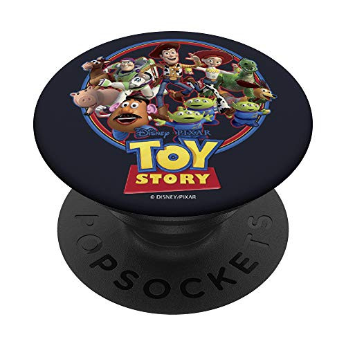 Disney Pixar Toy Story Group Shot Logo PopSockets Grip and Stand for Phones and Tablets
