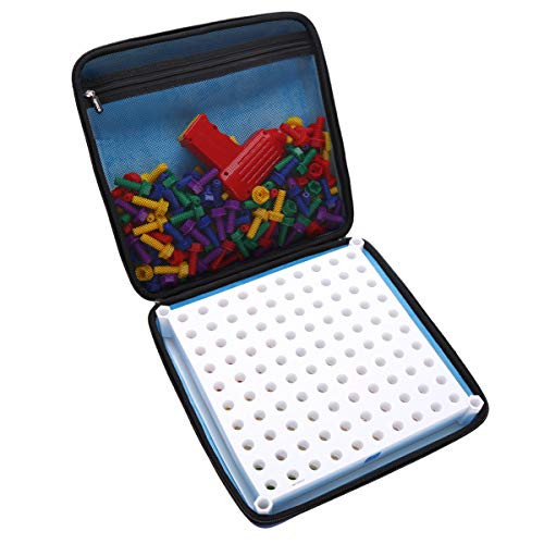 Aproca Hard Travel Storage Carrying Blue Case for Educational Insights Design Drill Activity Center