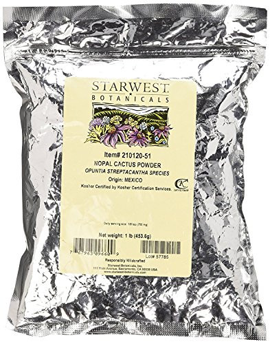 Starwest Botanicals Nopal Cactus Powder Wildcrafted 1 Pound