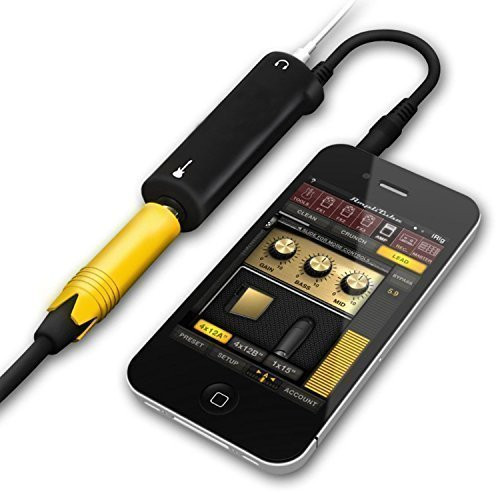 Guitar Interface Adapter, VONOTO Guitar Effects Interface Converter Adapter Link for iPhone,iPad,iPod touch,Mac