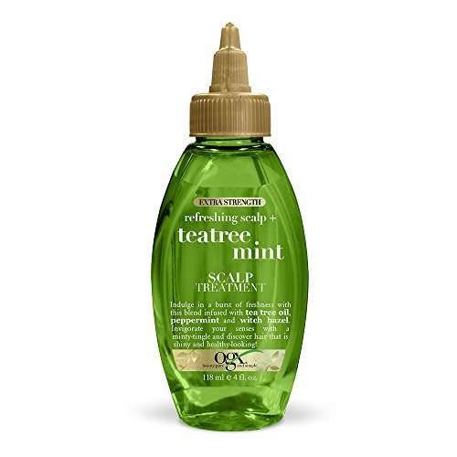 OGX Extra Strength Tea Tree Mint Scalp Treatment, 4 Ounce Bottle OGX Extra Strength Tea Tree Mint Scalp Treatment, 4 Ounce Bottle