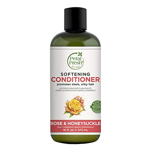 Petal Fresh Pure Softening Rose   Honeysuckly Conditioner Provides Intense Softness For All Hair Types Natural Essential Oils Vegan and Cruelty Free 16 Fl oz