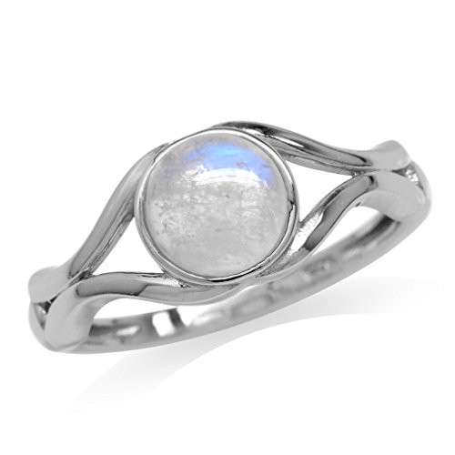 Silvershake June Birthstone Natural Moonstone 925 Sterling Silver Solitaire Ring Size 6_5 Silvershake June Birthstone Natural Moonstone 925 Sterling Silver Solitaire Ring Size 6_5