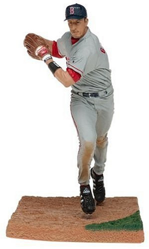 T M P Intl MLB Series 9 Figure Nomar Garciaparra with Gray Boston Red Sox Jersey