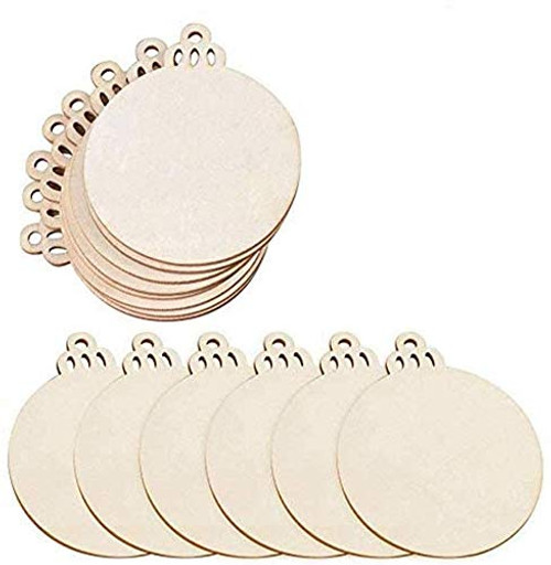 80pcs Natural Wood Slices Ornaments with Twines 3_5 DIY Wooden Christmas Ornaments Unfinished Predrilled Wood Circles for Crafts Centerpieces Holiday Hanging Decorations and DIY Craft 80pcs Natural Wood Slices Ornaments with Twines 3_5 DIY Wooden Christmas Ornaments Unfinished Predrilled Wood Circles for Crafts Centerpieces Holiday Hanging Decorations and DIY Craft