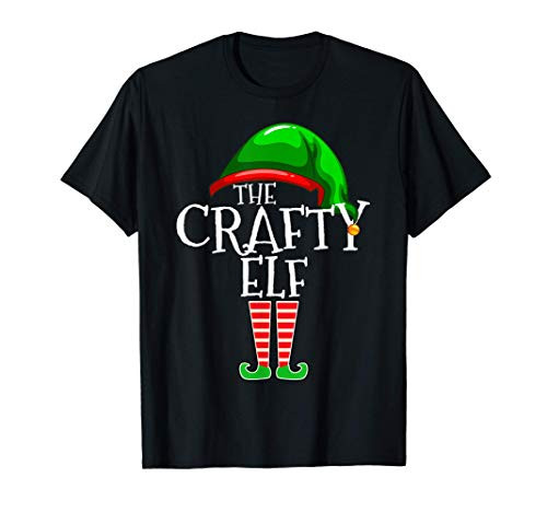 The Crafty Elf Family Matching Group Christmas Gift Funny T-Shirt