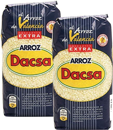 Arroz Rice Dacsa Round Rice D_O_ Valencia - 2 bags of 2_2 LBs