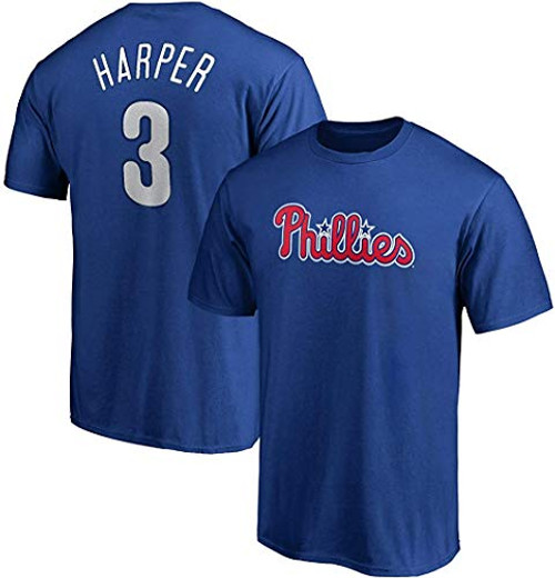Outerstuff Bryce Harper Philadelphia Phillies 3 Blue Toddler Alternate Name   Number Jersey T-Shirt 2T