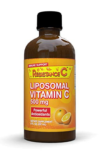 Resistance C Liposomal Vitamin C Liquid 500 mg High Absorption Vitamin C Ascorbic Acid Supports Immune System Powerful Antioxidant 8 fl oz 47 Servings_