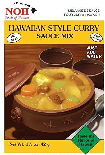 NOH Hawaiian Style Curry 1_5-Ounce Packet Pack of 12