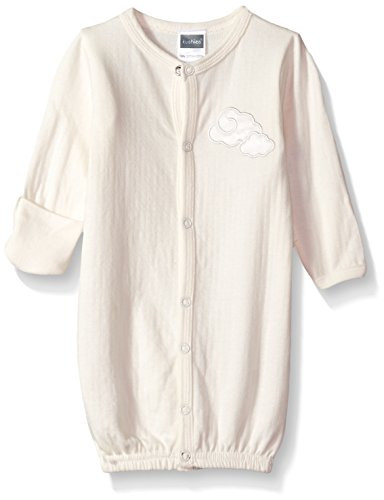 Kushies Baby Infant Classics Convertible Gown Star Ecru 1-3m