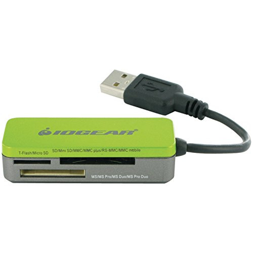 IOGEAR 12-in-1 USB 2_0 Pocket Flash Memory Card ReaderWriter GFR209