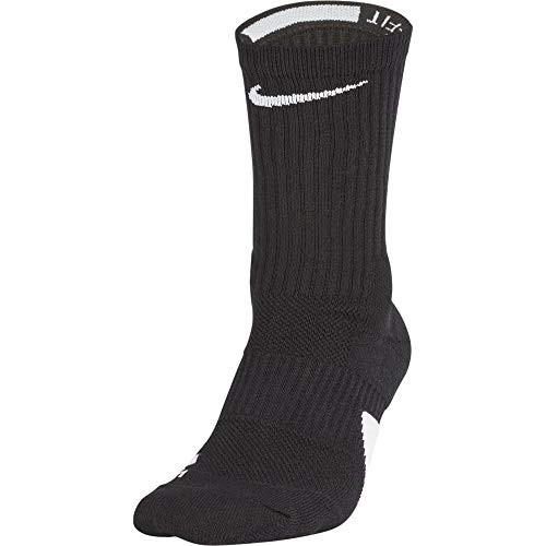 Nike Elite Basketball Crew Socks BlackWhiteWhite Large