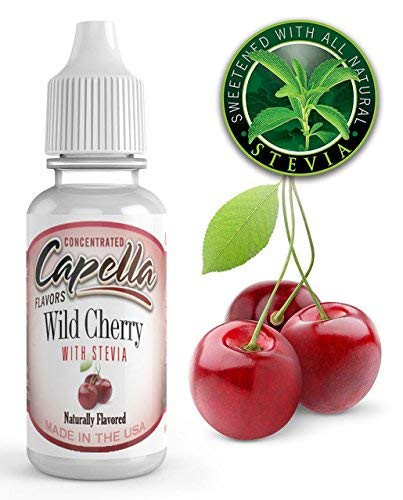 Capella Flavor Drops Concentrated   Quick Start Guide Bundle Wild Cherry with Stevia 13ml