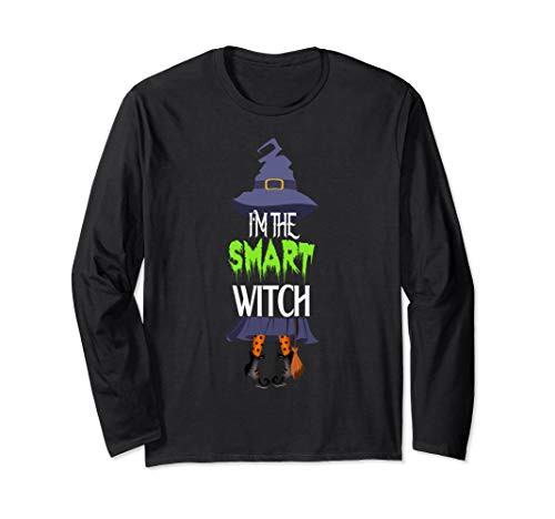 Im The Smart Witch Halloween Group Matching Costume Women Long Sleeve T-Shirt