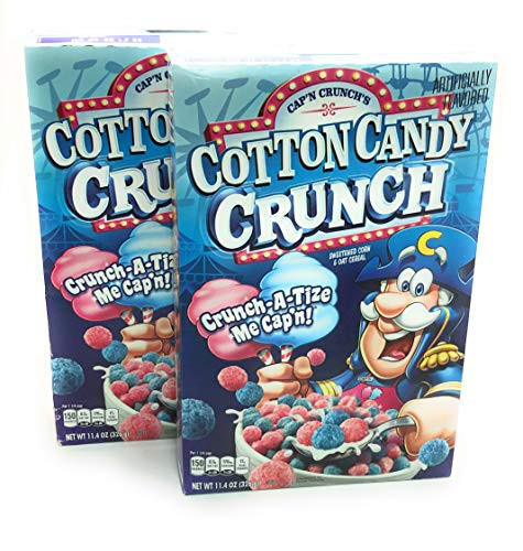 Capn Crunch Cotton Candy Cereal 11_4 oz Pack of 2