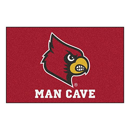 FANMATS 14656 University of Louisville Nylon Universal Man Cave Starter Rug