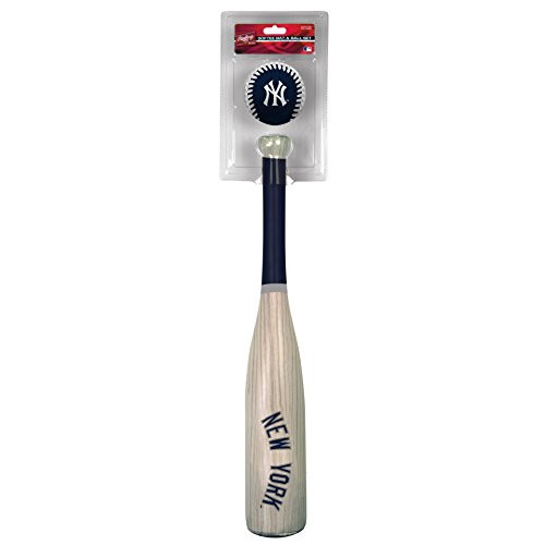 Rawlings MLB New York Yankees Grandslam Bat and Ball Blue