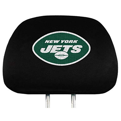 NFL New York Jets Head Rest Covers 2-Pack