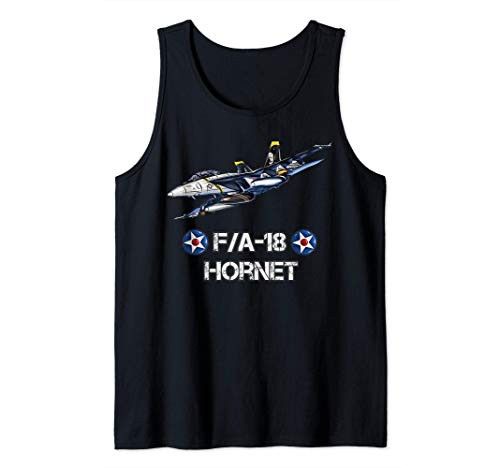 F-18 Hornet Fighter Jet Navy Aviation Pilot gift Tank Top F-18 Hornet Fighter Jet Navy Aviation Pilot gift Tank Top