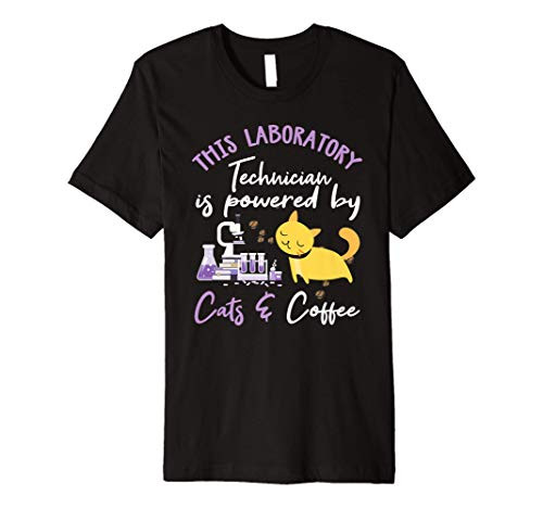 Laboratory Technician Cat Shirt Lab Tech Cat Lover Gift Premium T-Shirt