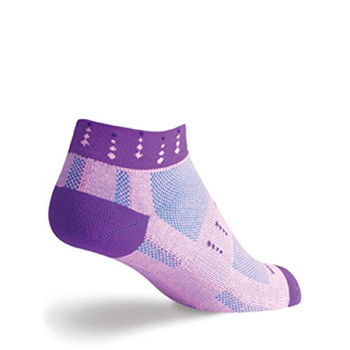 SockGuy Channel Air 1in Purple Rain CyclingRunning Socks Purple Rain - SM