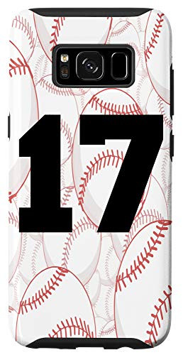 Galaxy S8 Baseball Case Number 17 Seventeen Case