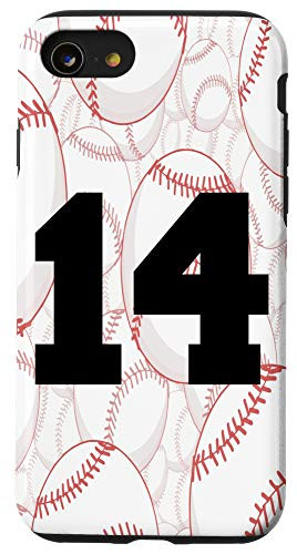 iPhone SE 2020  7  8 Baseball Case Number 14 Fourteen Case