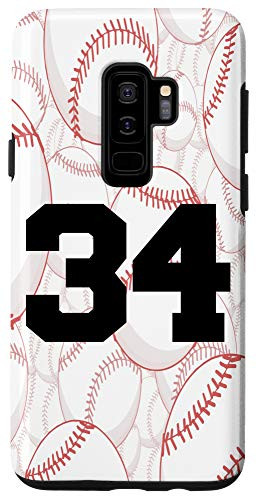 Galaxy S9 Baseball Case Number 34 Thirty Four Case