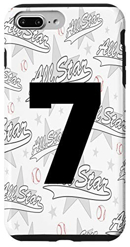 iPhone 7 Plus8 Plus Baseball Case Number 7 Seven Gift Case