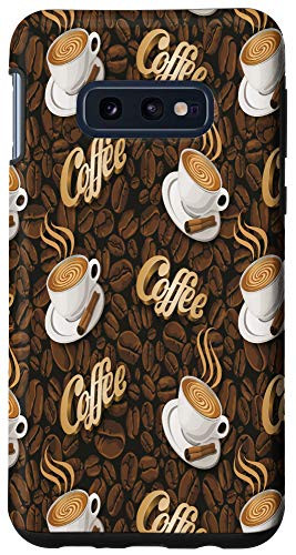 Galaxy S10e Coffee Decor Coffee Cup and Beans Case