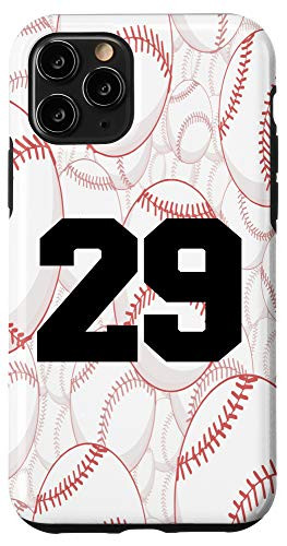 iPhone 11 Pro Baseball Case Number 29 Twenty Nine Case