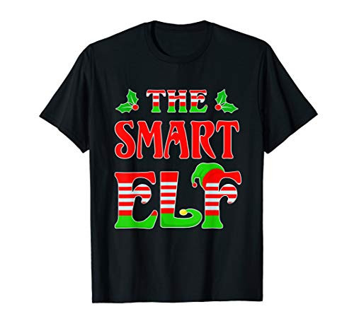 Smart Elf Family Matching Funny Christmas T-Shirt