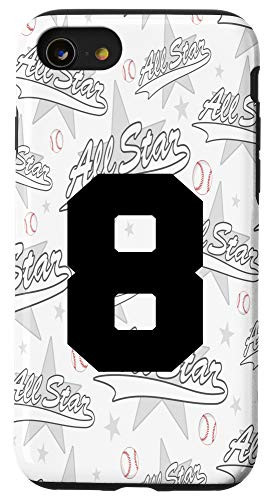 iPhone SE 2020  7  8 Baseball Case Number 8 Eight Gift Case