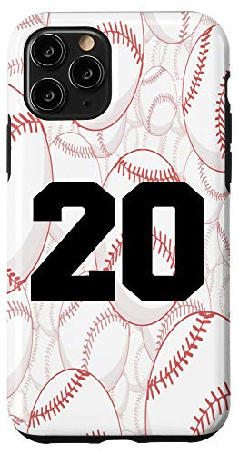 iPhone 11 Pro Baseball Case Number 20 Twenty Case
