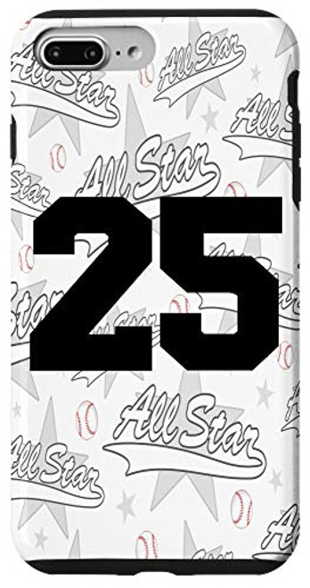 iPhone 7 Plus8 Plus Baseball Case Number 25 Twenty Five Gift Case