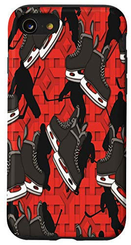 iPhone SE 2020  7  8 Hockey Decor Print Gear Hockey Skates Case