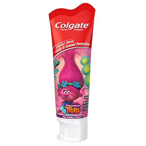 Colgate Kids Toothpaste with Anticavity Fluoride Trolls 4_6 ounces 6 Pack Colgate Kids Toothpaste with Anticavity Fluoride Trolls 4_6 ounces 6 Pack