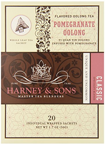Harney and Sons Pomegranate Oolong Tea, 20 Count