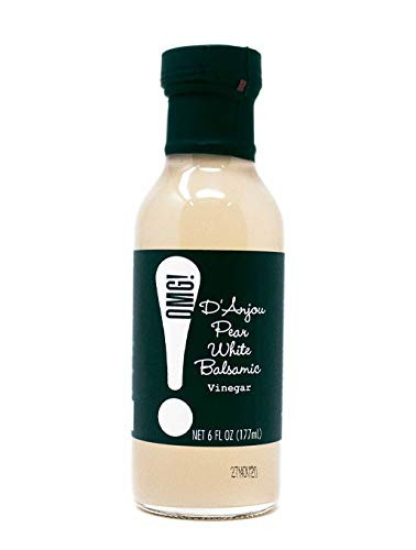 OMG Oils DAnjou Pear White Balsamic Vinegar Perfect for Dipping Marinades Glazing and Topping 177ml6oz