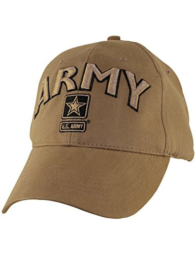 U_S_ Army Star Hat - Coyote Brown Baseball Cap 6633