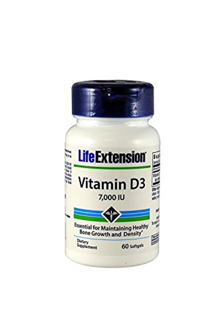 Life Extension - Vitamin D3-7000 Iu 60 Count Pack of 2 Life Extension - Vitamin D3-7000 Iu 60 Count Pack of 2
