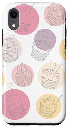iPhone XR Cupcake Bakers Sweet Confections White Background Case