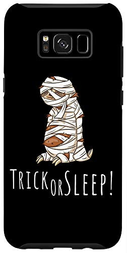 Galaxy S8 Trick Or Sleep Relaxed Sleepy Lazy Halloween Sloth Pun Case