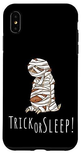 iPhone XS Max Trick Or Sleep Relaxed Sleepy Lazy Halloween Sloth Pun Case