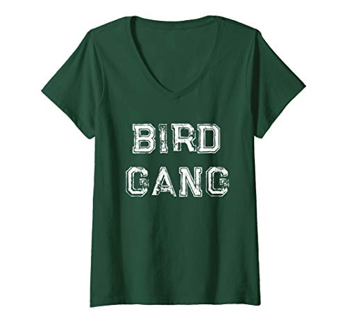 Womens Bird Gang Eagle Gear Philadelphia V-Neck T-Shirt
