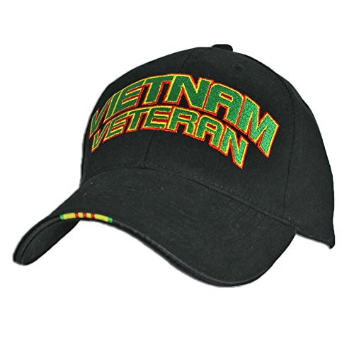 Vietnam Veteran Hat Ribbon Black Baseball Cap 6566 Vietnam Veteran Hat Ribbon Black Baseball Cap 6566